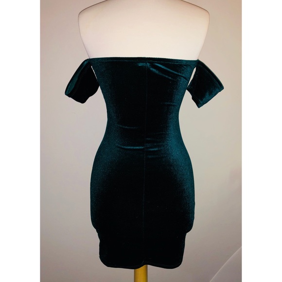 windsor velvet green dress